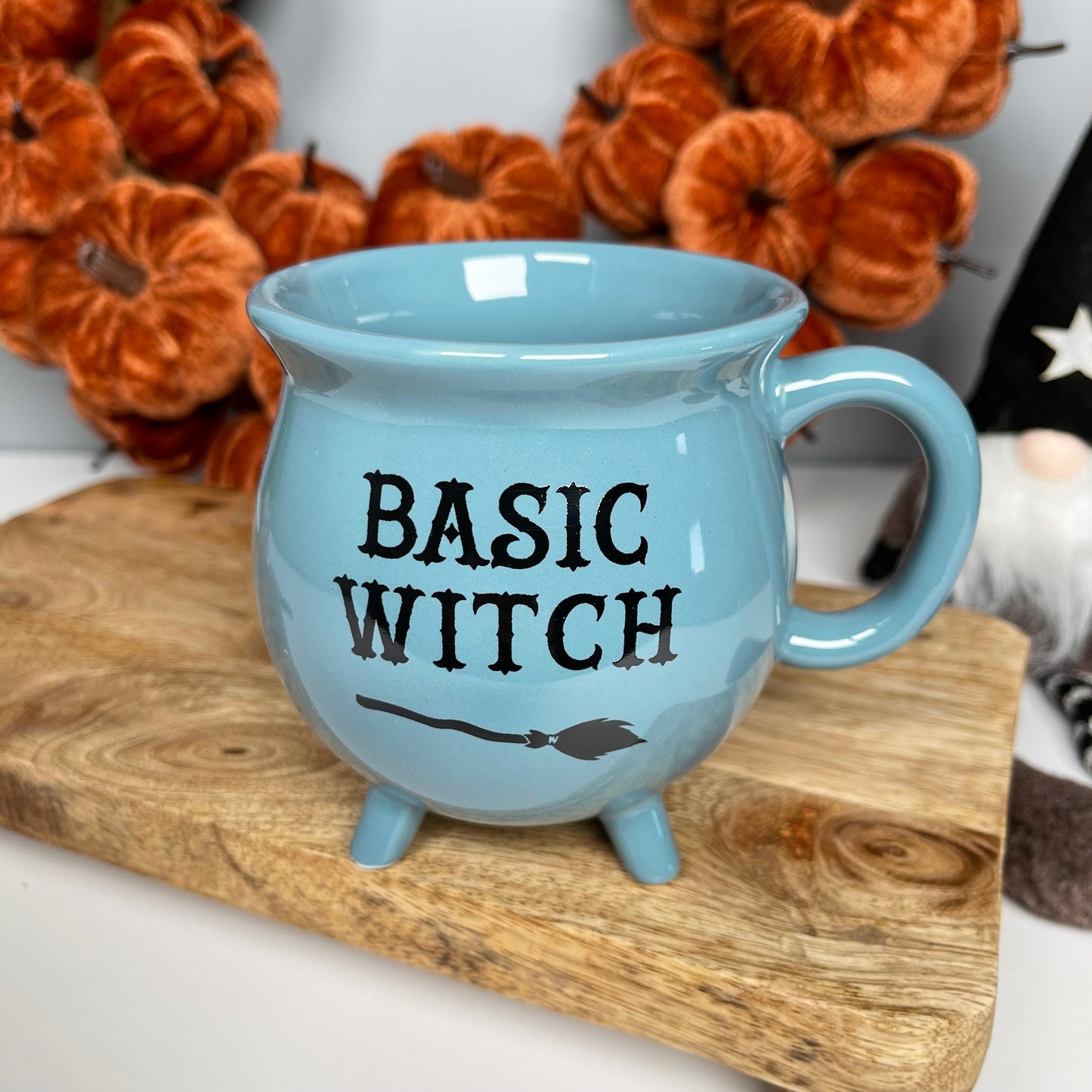 Basic Witch Blue Cauldron Shaped Mug