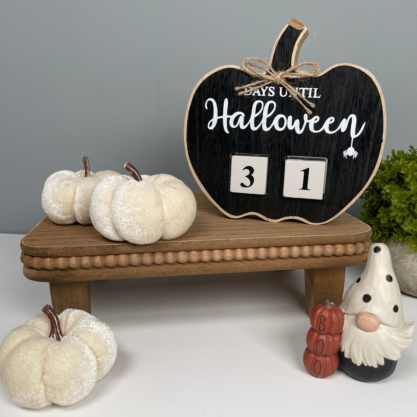 Velvet Mini Pumpkins Set of 3