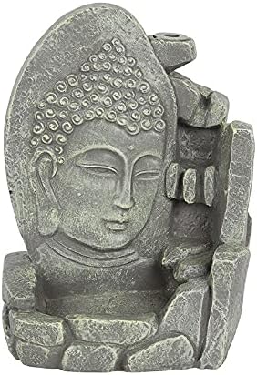 Grey Buddha Incense Backflow Burner