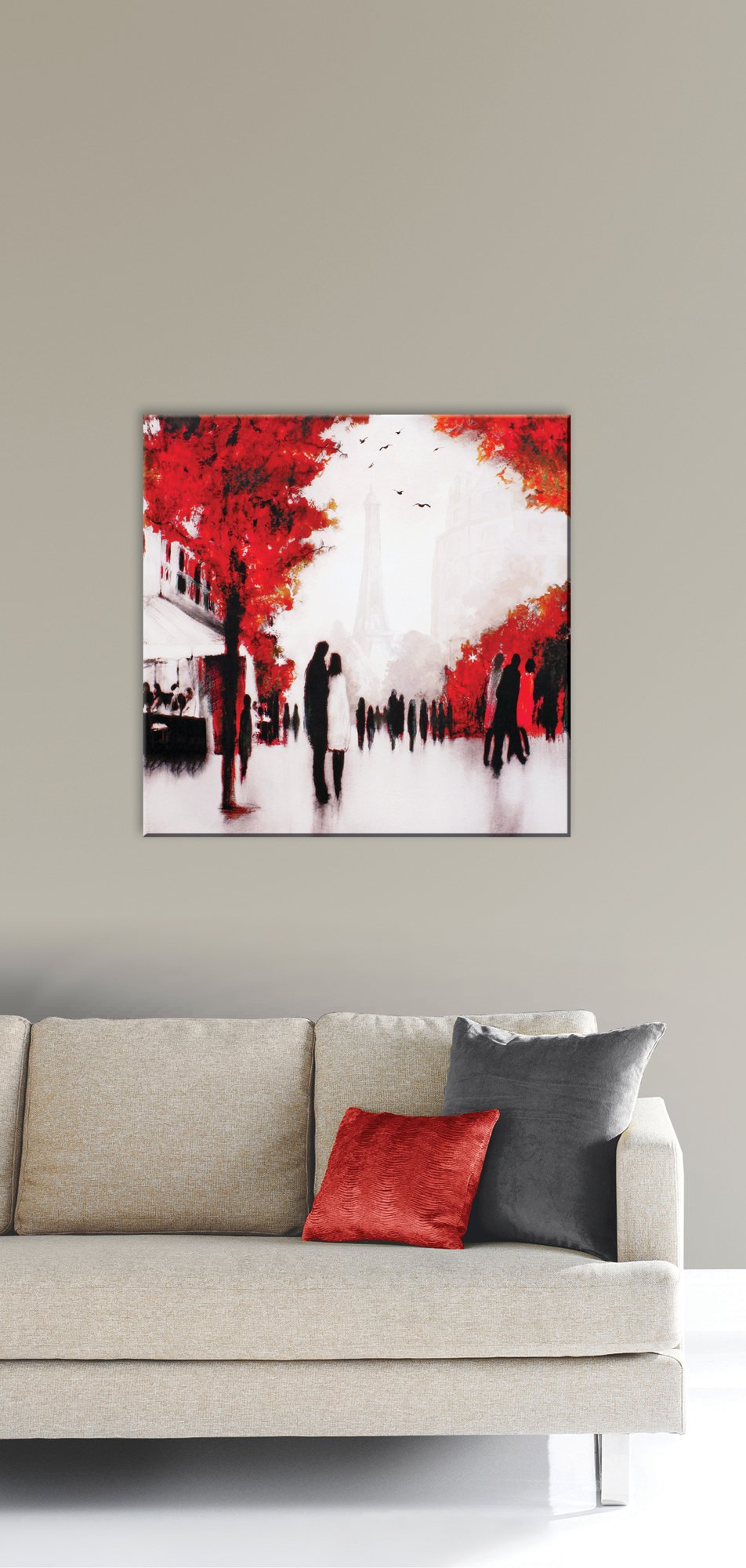 Arthouse, The Lovers, red, 60cm x 60cm