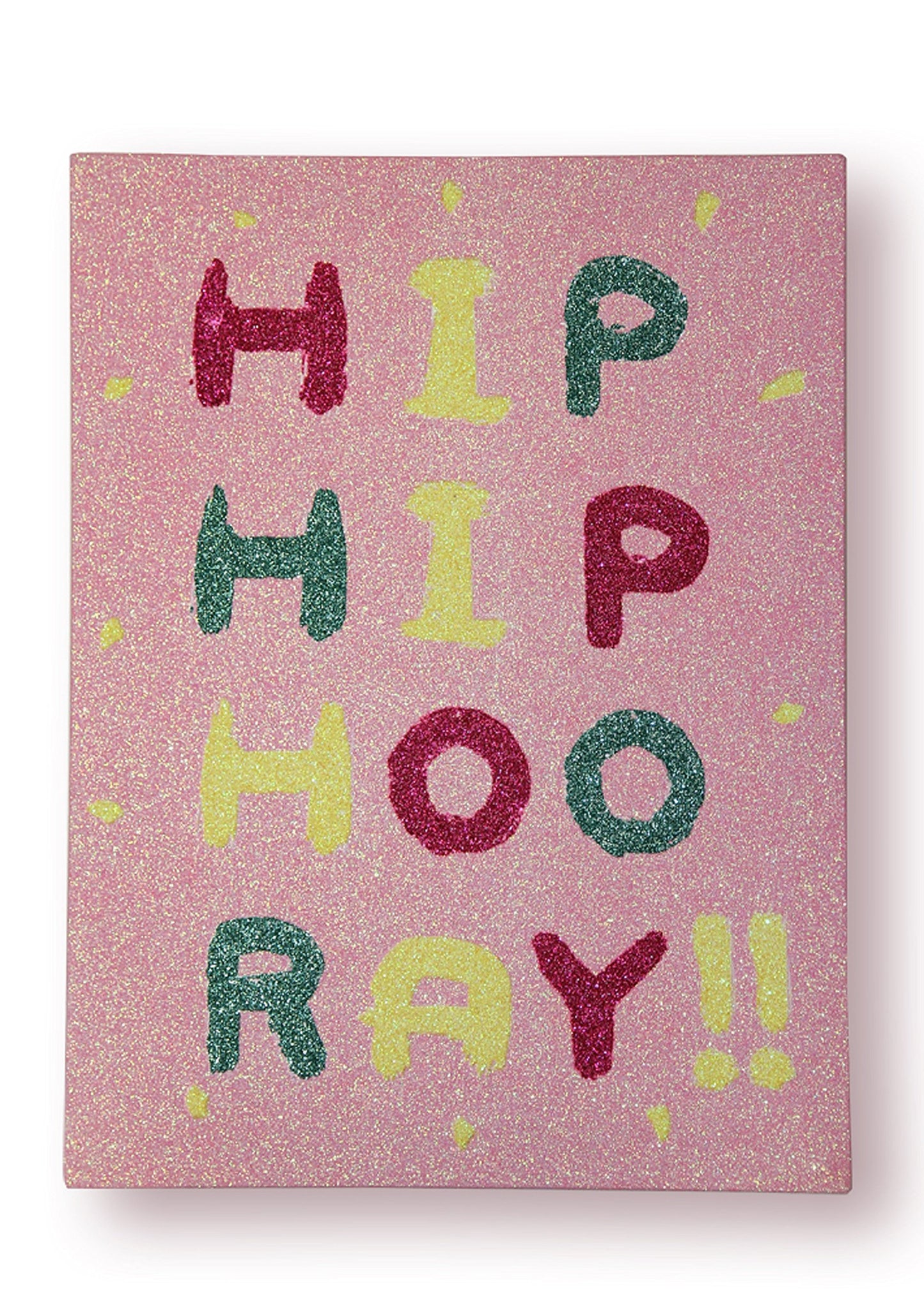 Hip Hooray Wall Art Canvas Pink Printed Girls Bedroom Wall Decor