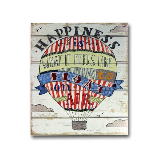 Arthouse Circus Wooden Plaque Boys Girl Bedroom Playroom Wall Decor 40 x 50cm