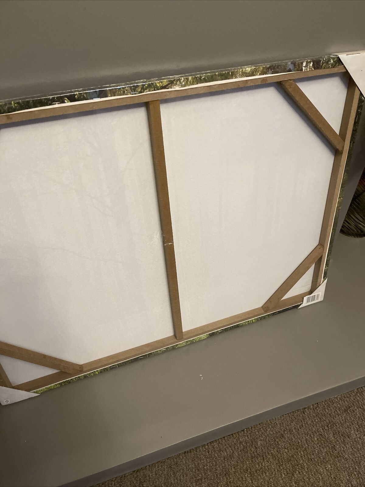 Large Forest Woodland Scene Canvas Wall Art Hanging Picture 90 x 60cm RRP £39