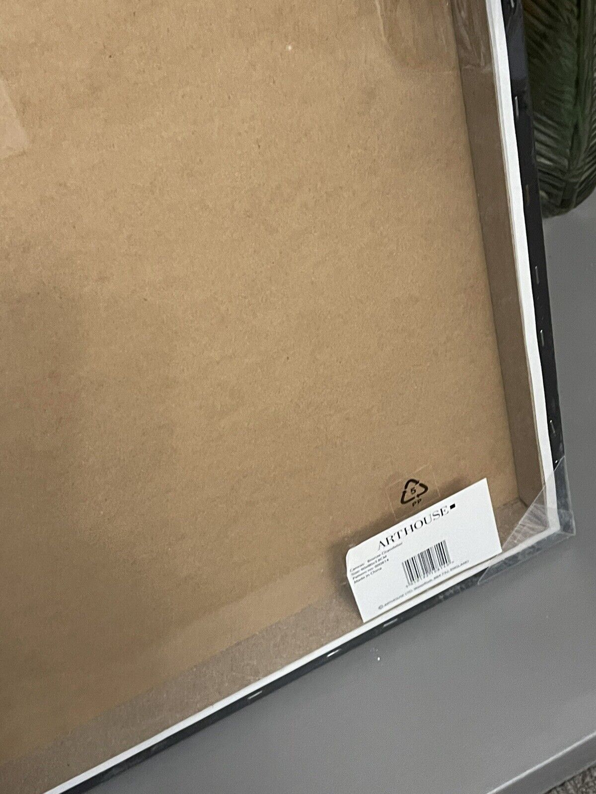 Bronze Chandelier Foil Printed Canvas Wall Art Hanging Picture 80x 60cm RRP £49