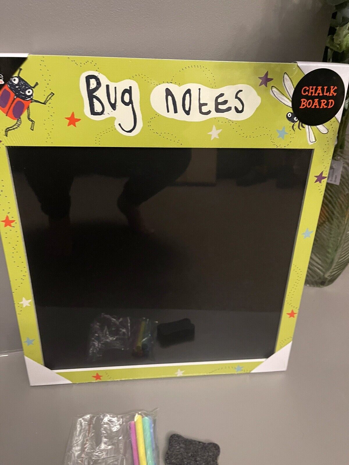 Bugs ChalkBoard Boys Girls Bedroom Playroom Nursery Wall Art Decor