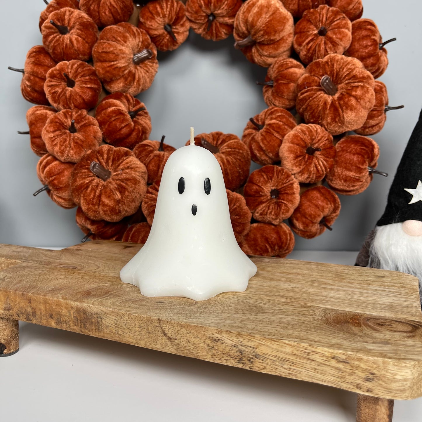 White Ghost Shaped Candle
