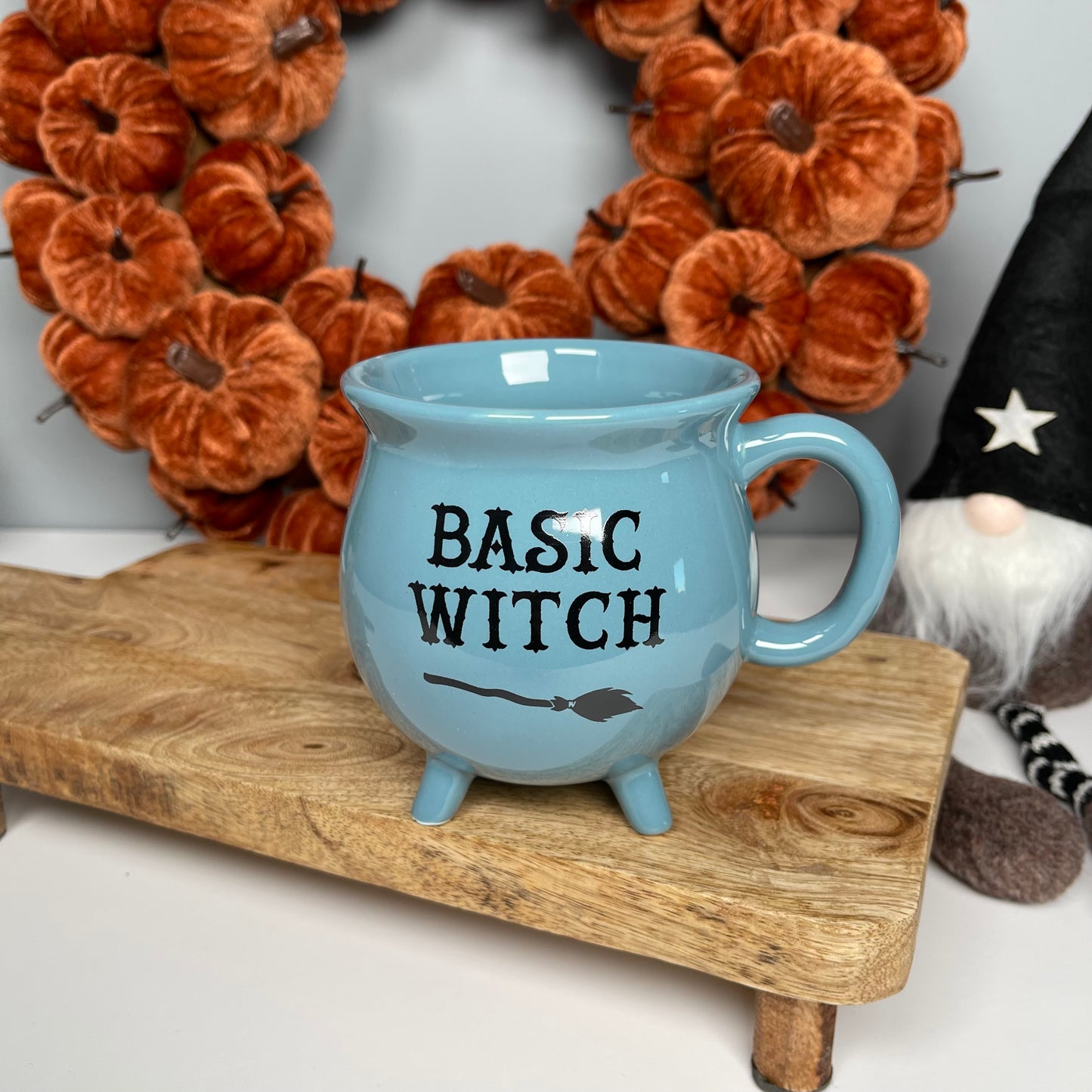 Basic Witch Blue Cauldron Shaped Mug