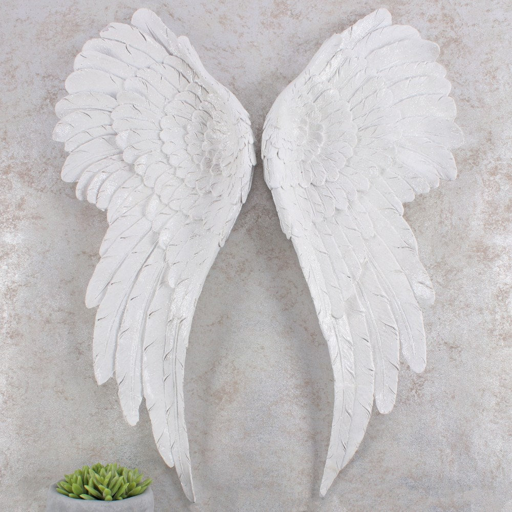 Large Angel Wings Wall Art - 53 cm