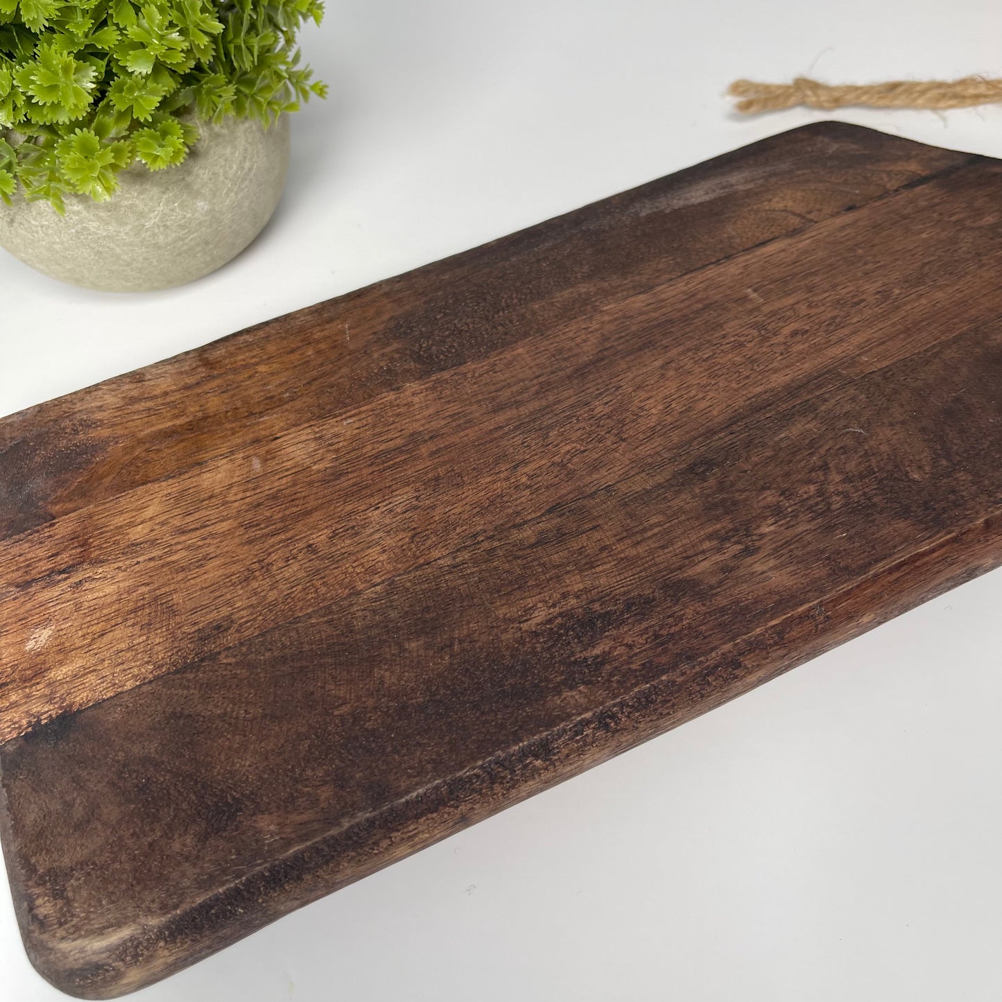 Burnt Wooden Rectangular Chopping Board
