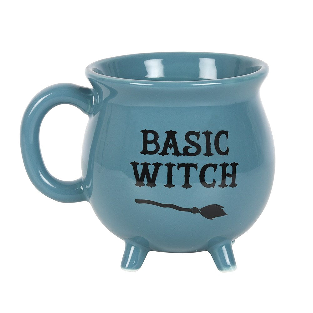 Basic Witch Blue Cauldron Shaped Mug