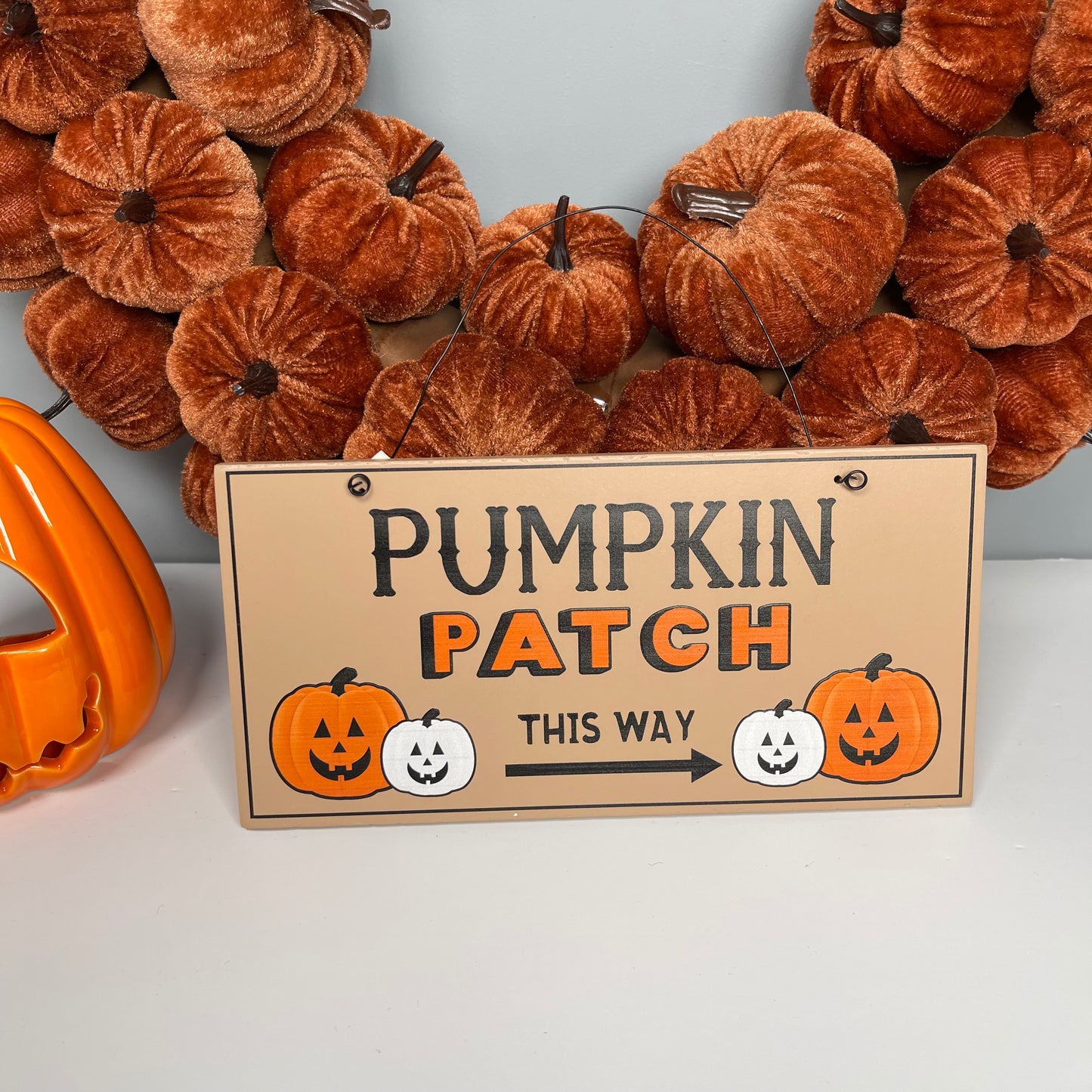 Pumpkin Patch  Wooden Sign