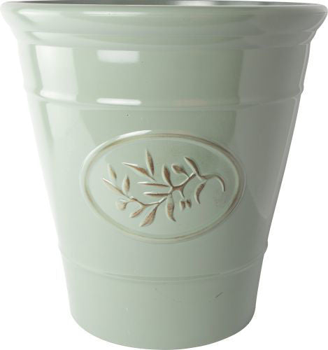 Olive Green Plastic Planter 30 cm