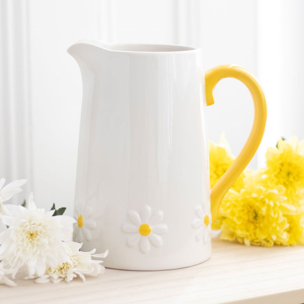 Daisy Flower Jug Vase