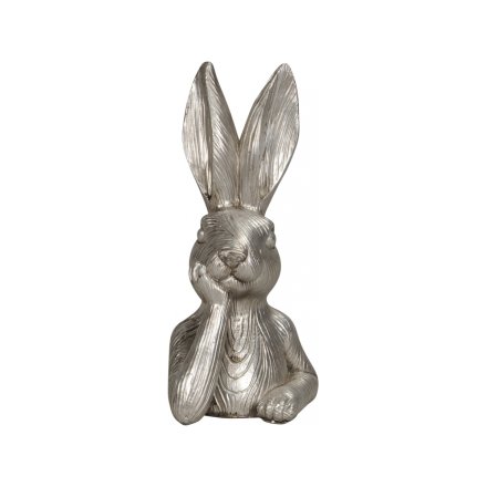 Silver Hare Oranment