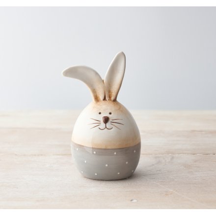 Egg Bunny Ornament - in 2 Sizes