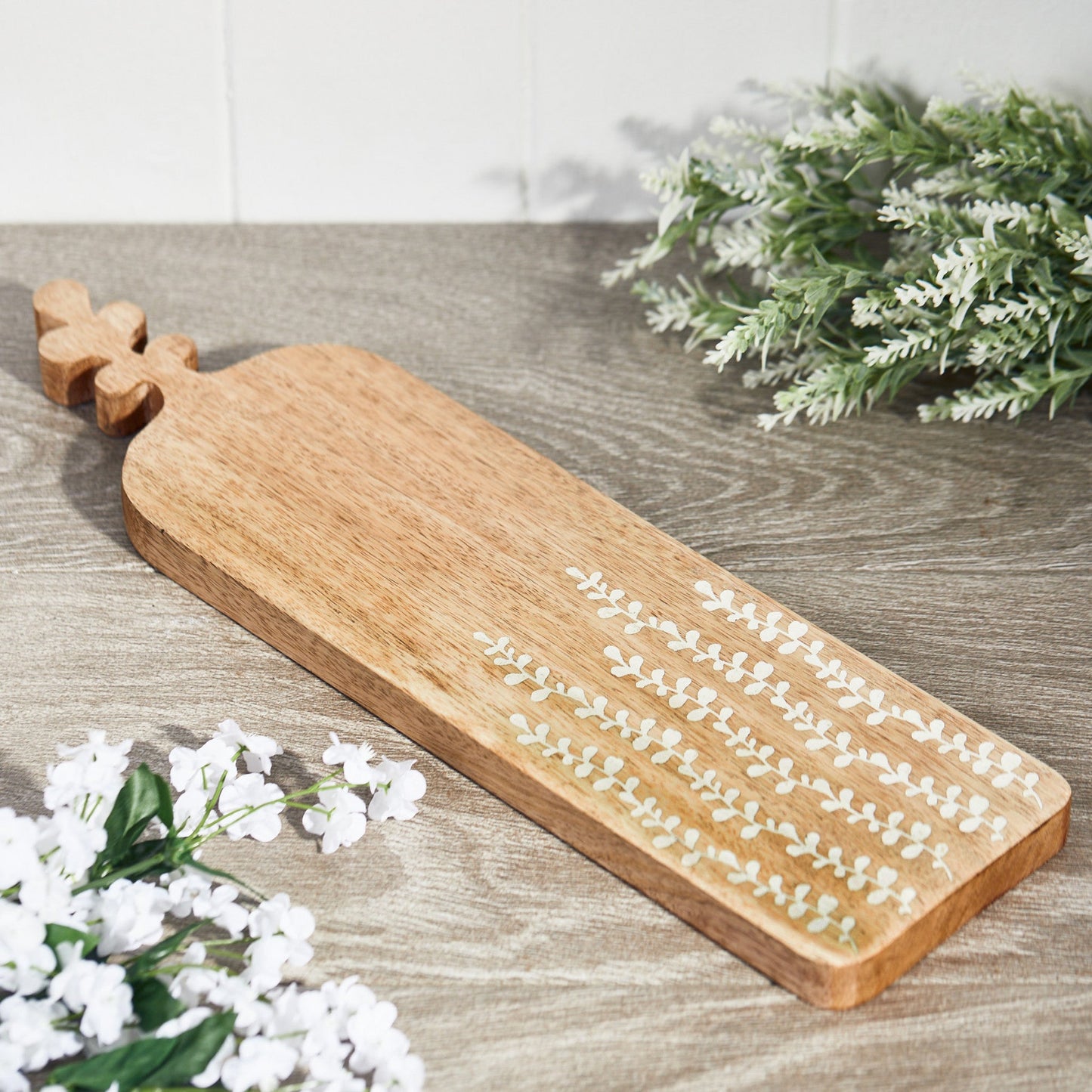 Mango Wood Floral Chopping Board