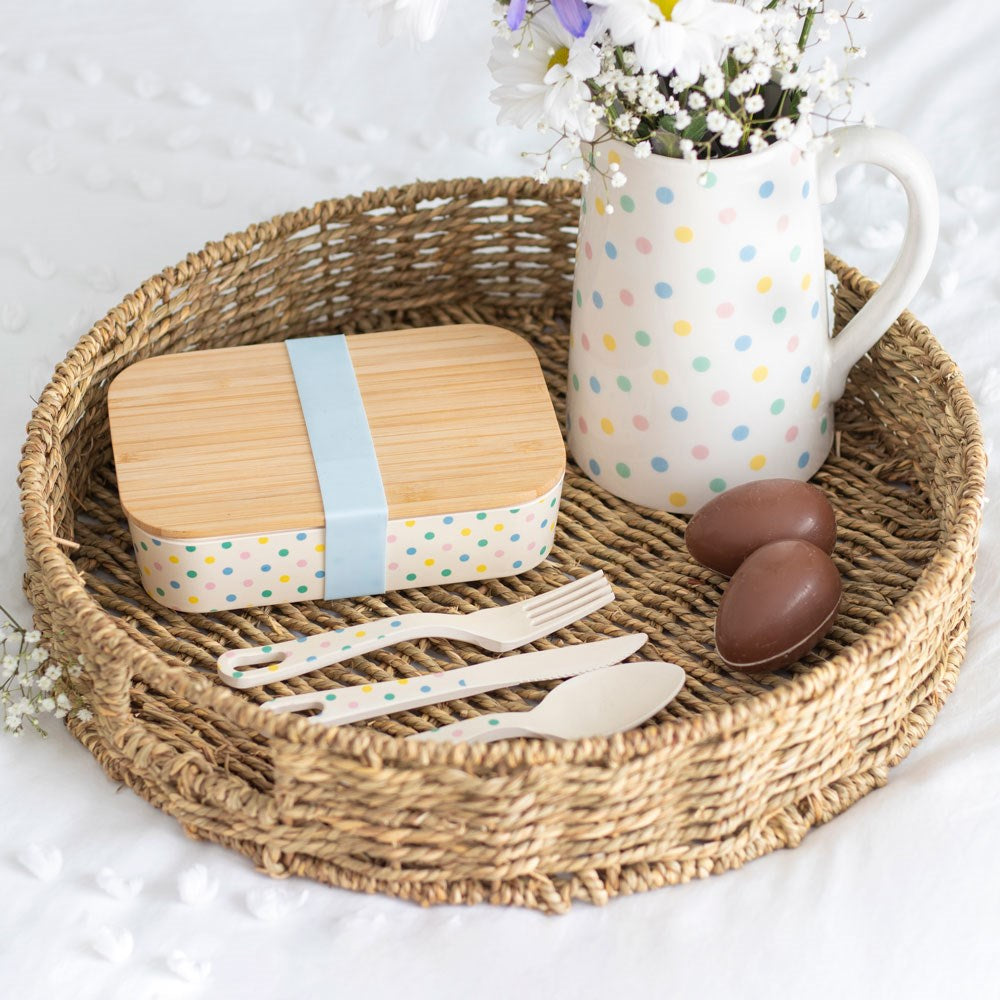 Polka Dot Flower Jug Vase
