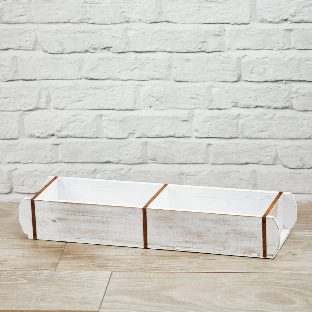 White Wash Brick Mould - Double