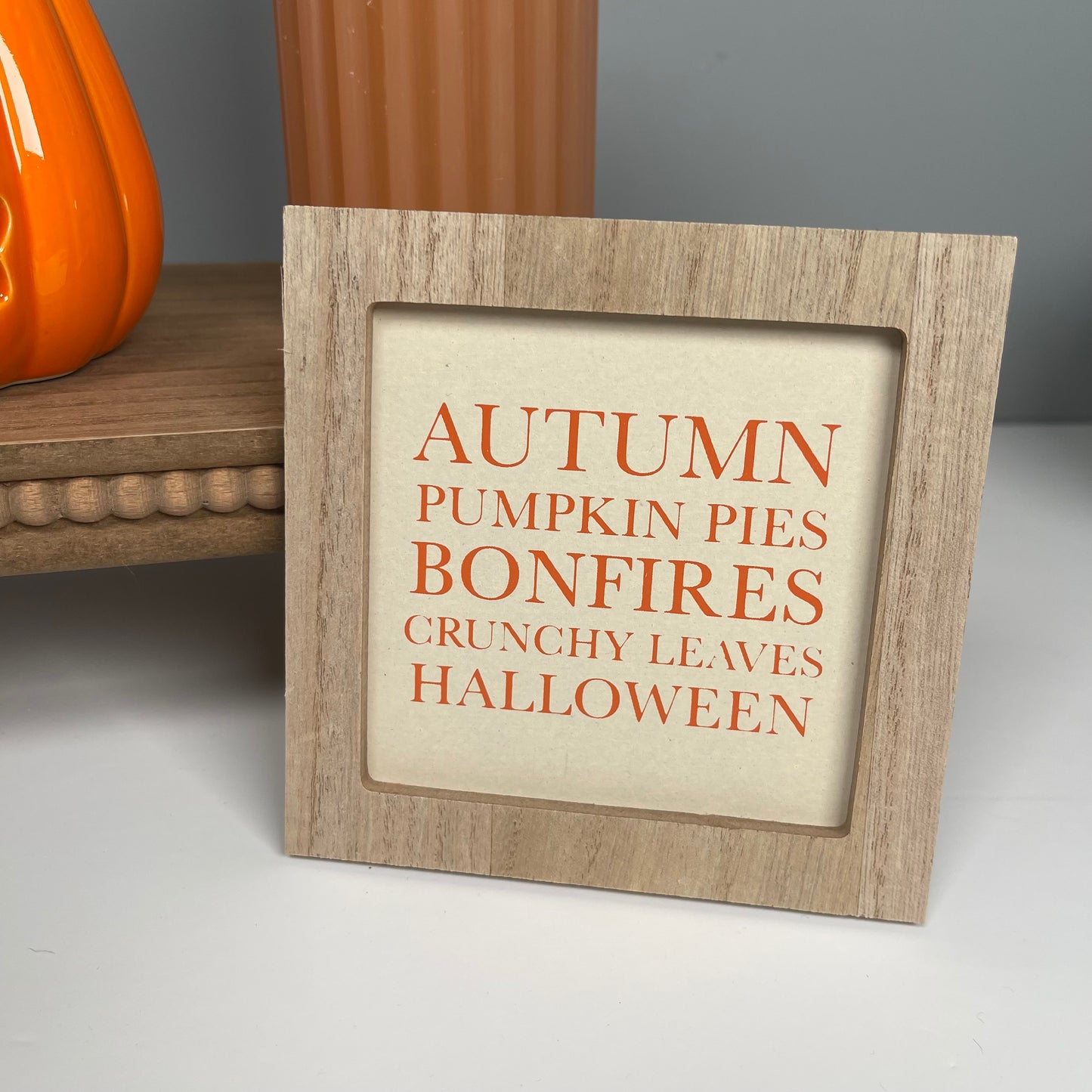 Autumn - Mini Wooden Sign