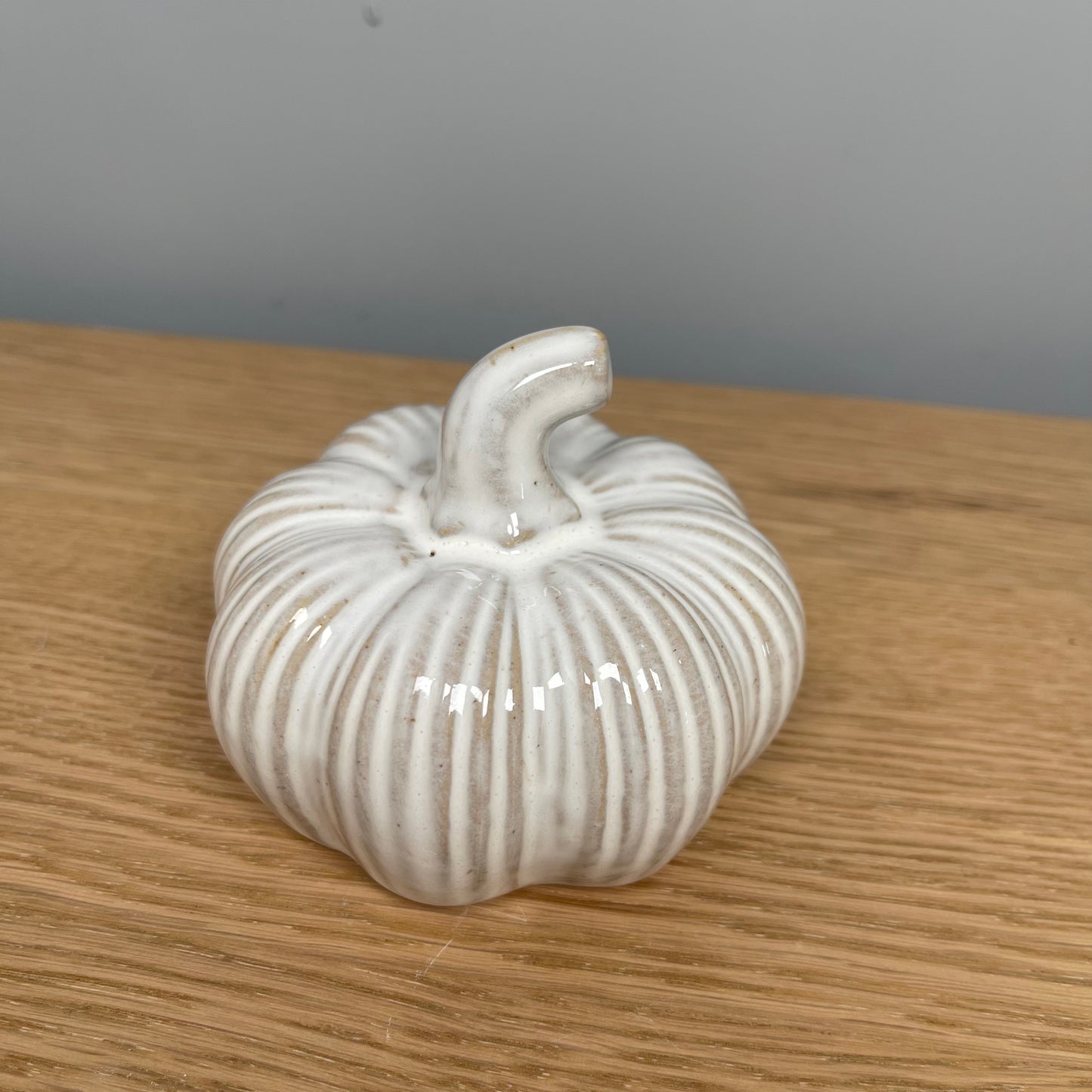 Distressed Ribbed Pumpkin - in 3 Sizes