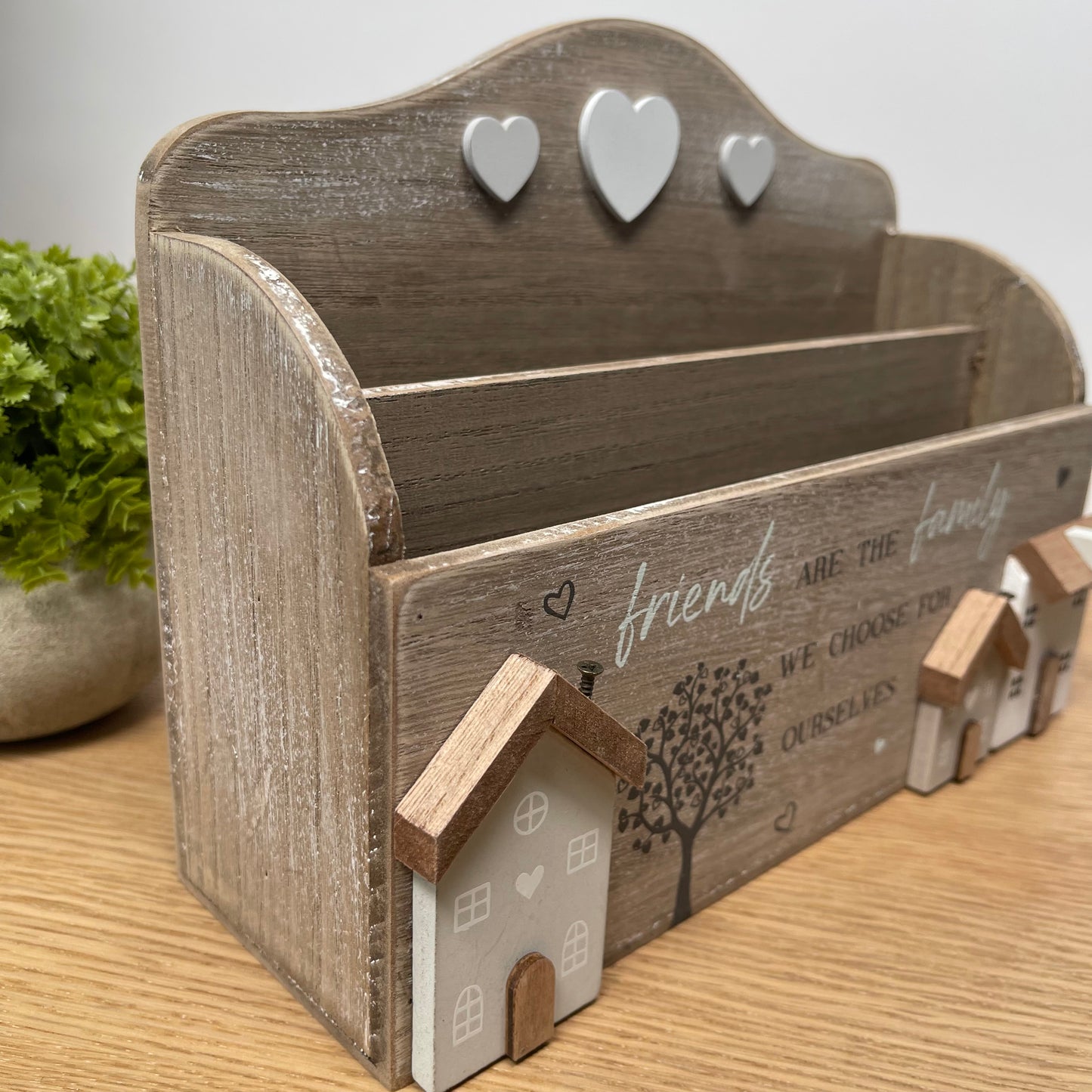 Wooden Vintage Letter Tray