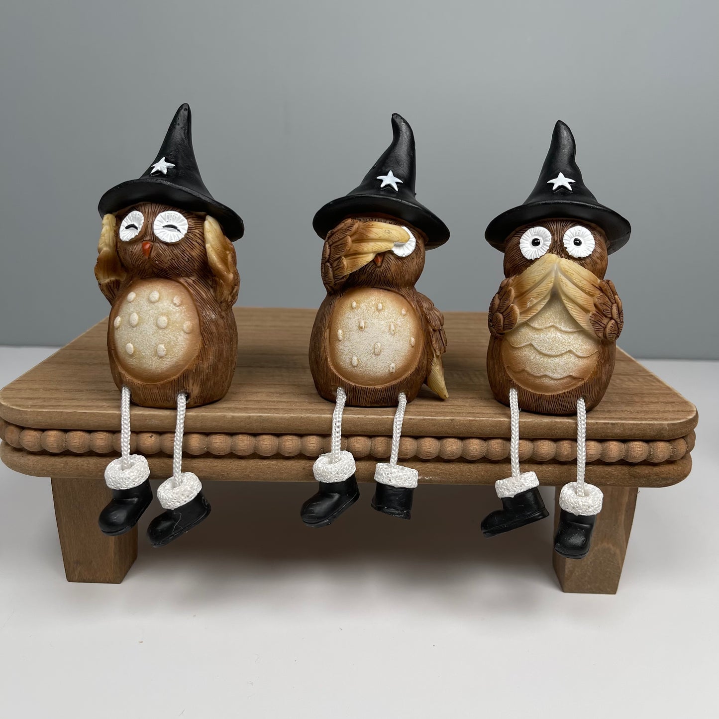 Mini Witch Owls - Set of 3