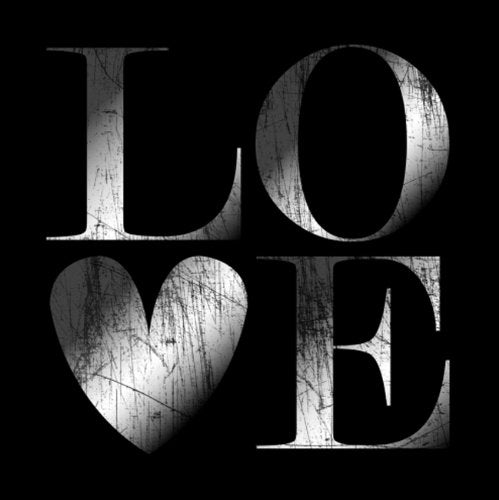 Love Metallic Wall Art