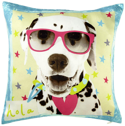 Hall of Fame Dog Filled Cushion, Polyester Kids Bedroom playroom 45 x 45 x 0.02 cm