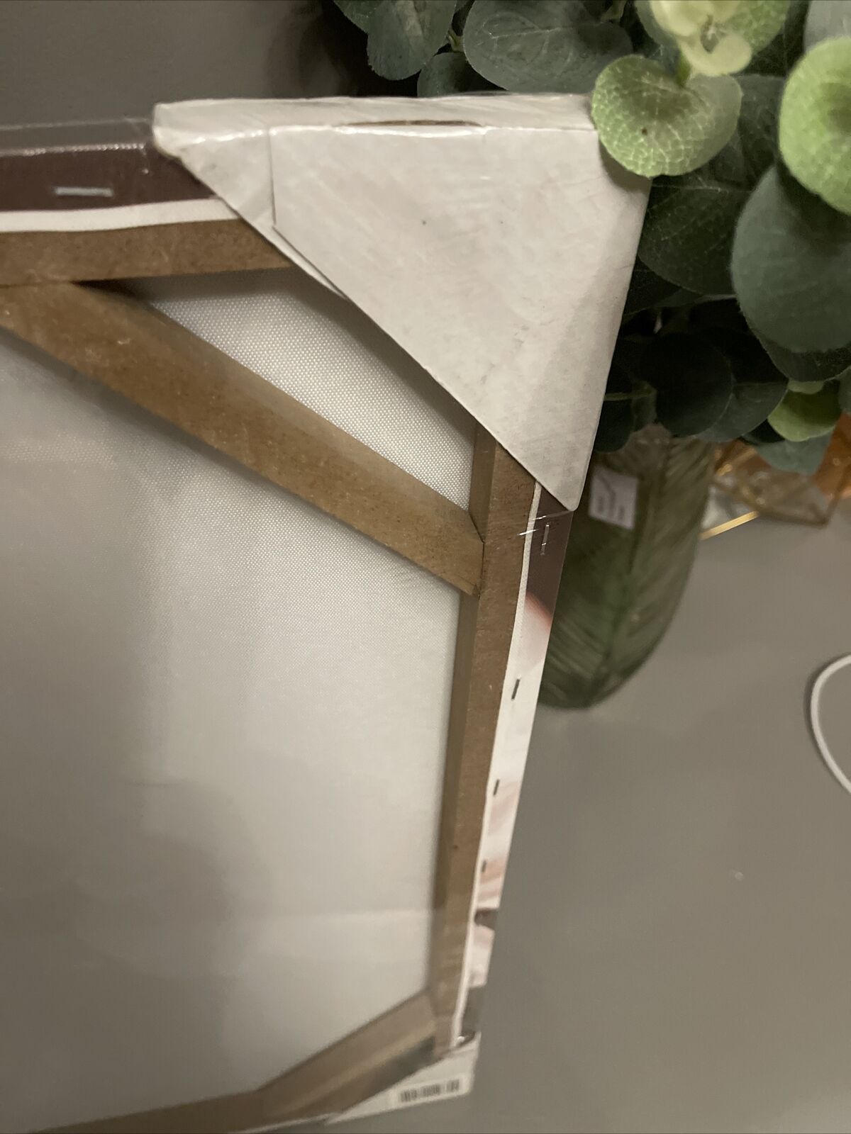 Large  Sepia Flower Floral Canvas Wall Art Hanging Picture 60 X 80 cm RRP £40