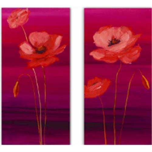 Painted Poppies Set of 2