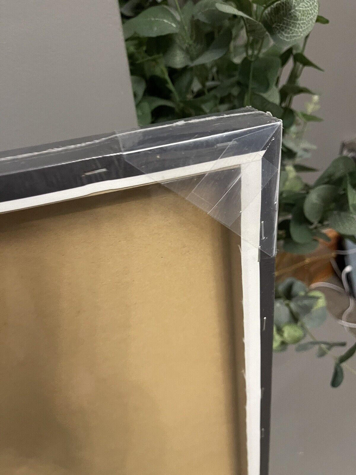 Silver Chandelier Foil Printed Canvas Wall Art Hanging Picture 80x 60cm RRP £49