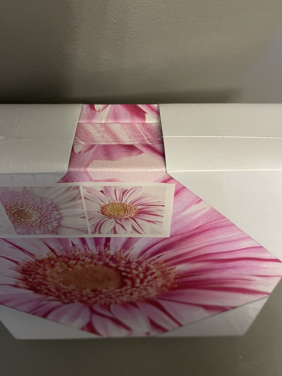 Set of 3 Pink Flower Floral Printed Wall Art Canvas Pictures RRP £20.00