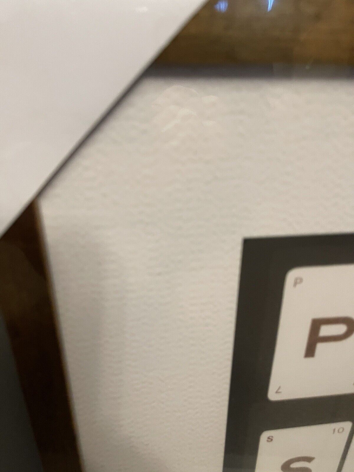 Prosecco Gold Glass Framed Hanging Wall Art Print Home Decor  Size 40 x 5RRP £35