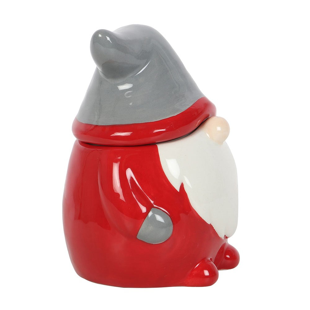 Red Christmas Gonk Mug with Lid