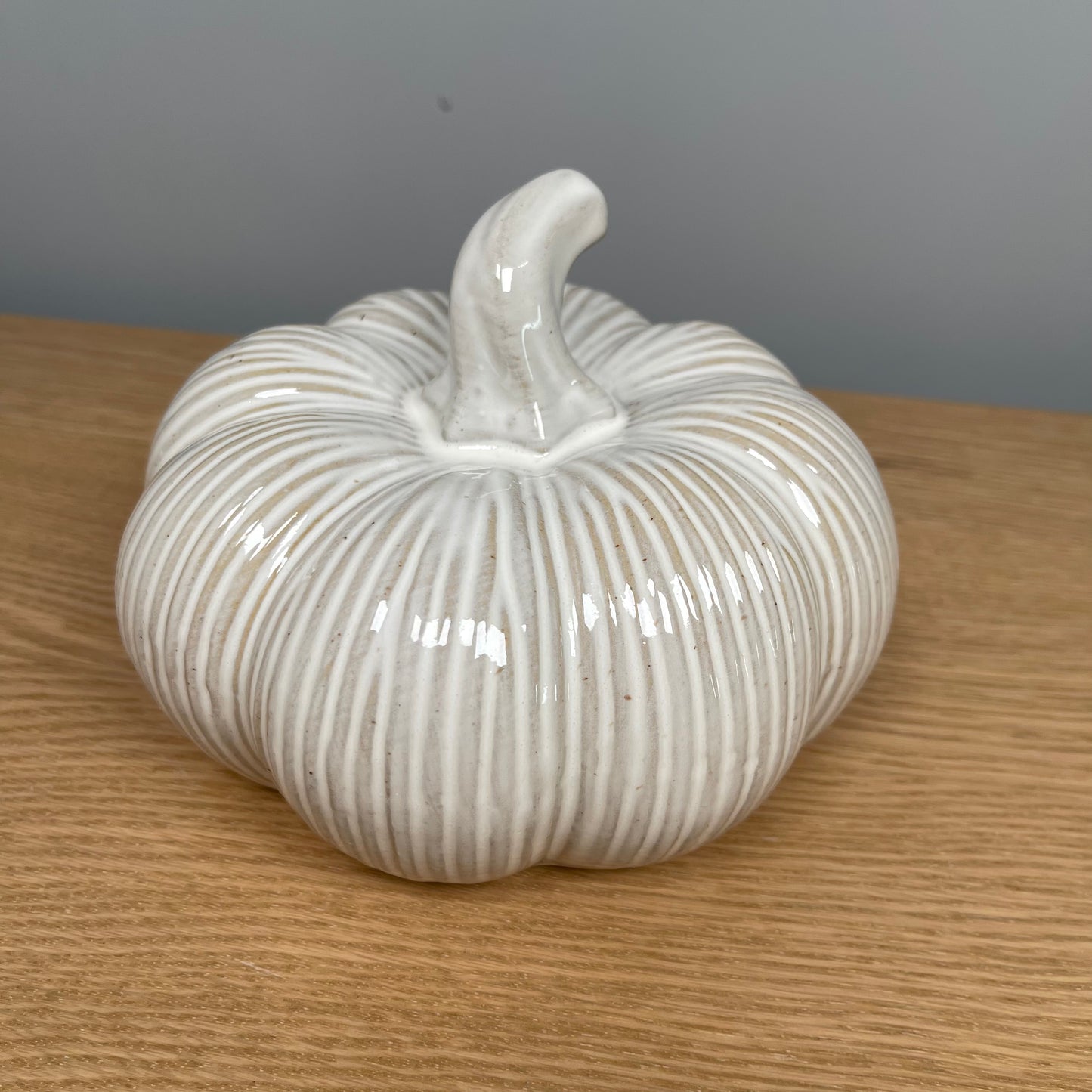 Distressed Ribbed Pumpkin - in 3 Sizes