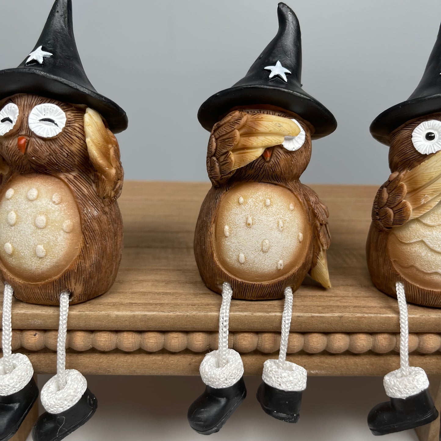 Mini Witch Owls - Set of 3