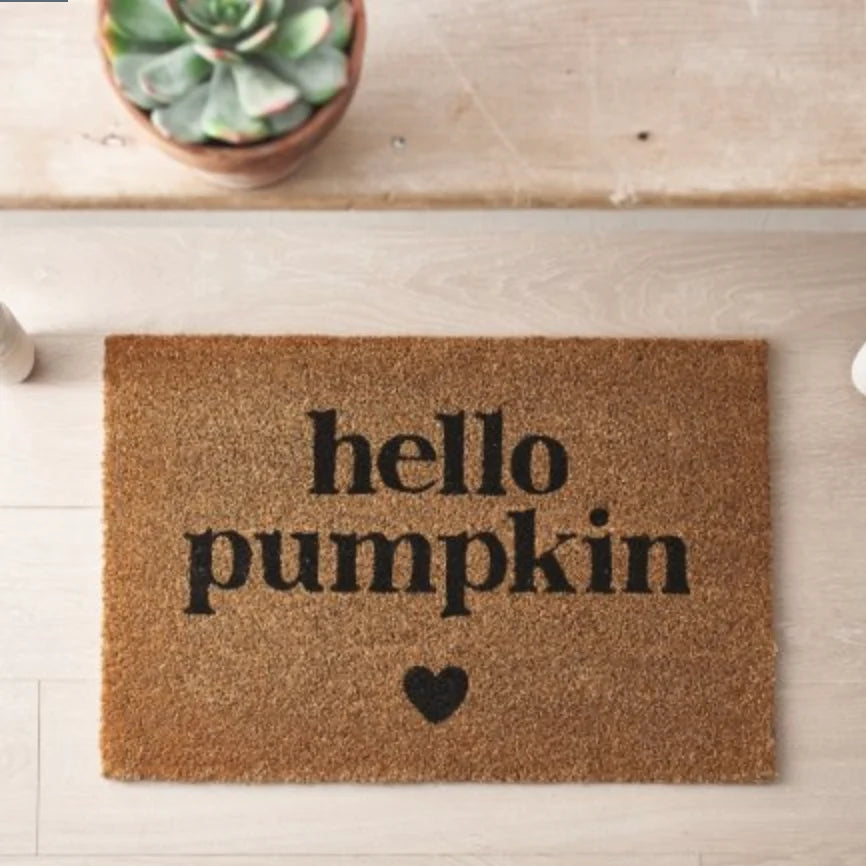 Hello Pumpkin Doormat