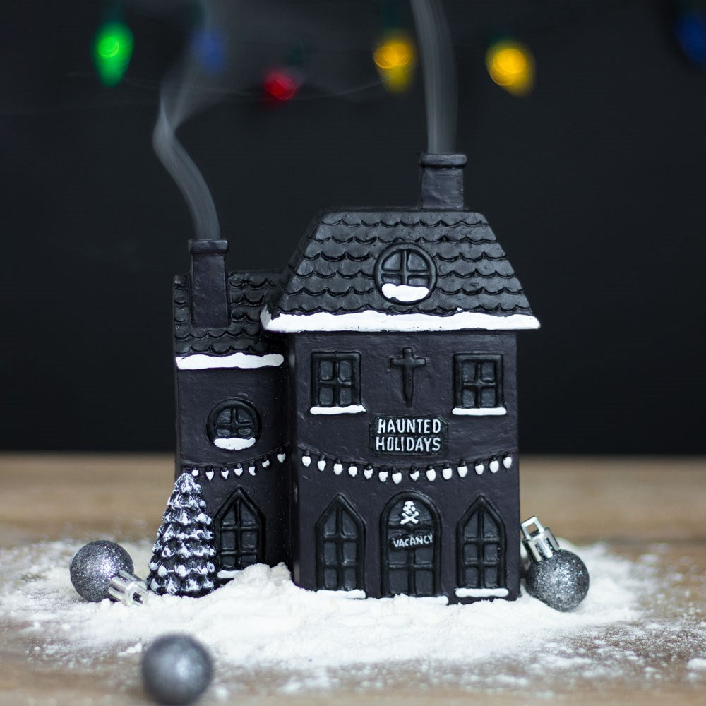 Haunted House Incense Cone Burner
