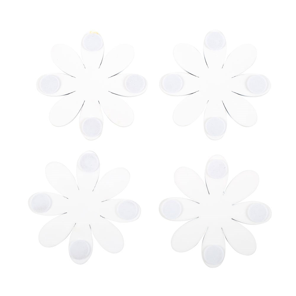 Set of 4 Coasters - Daisy Flower