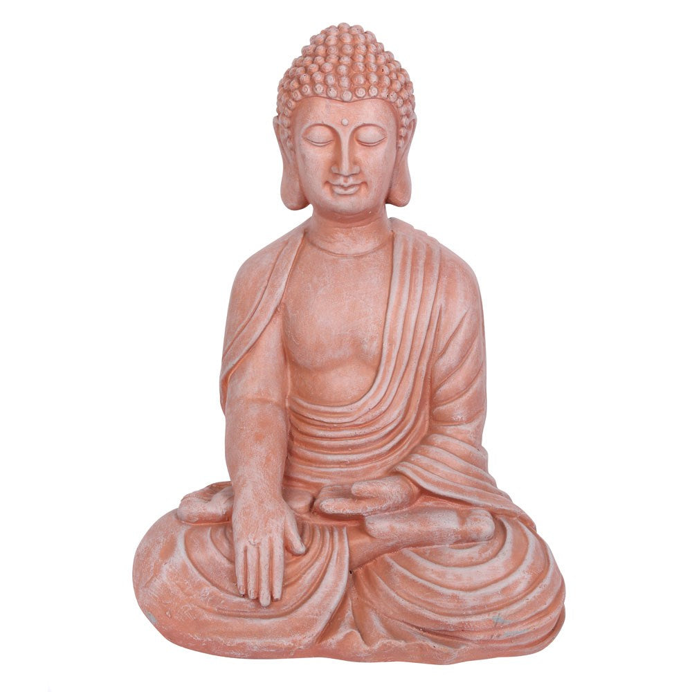 Large Terracotta Buddha - Indoor or Garden Ornament