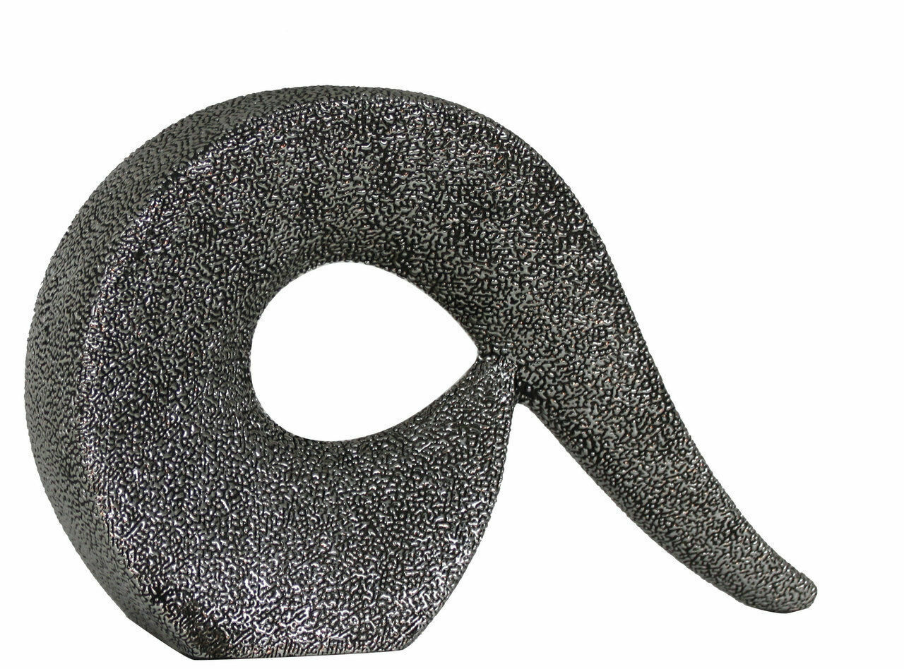 Gunmetal Textured Ornamnet