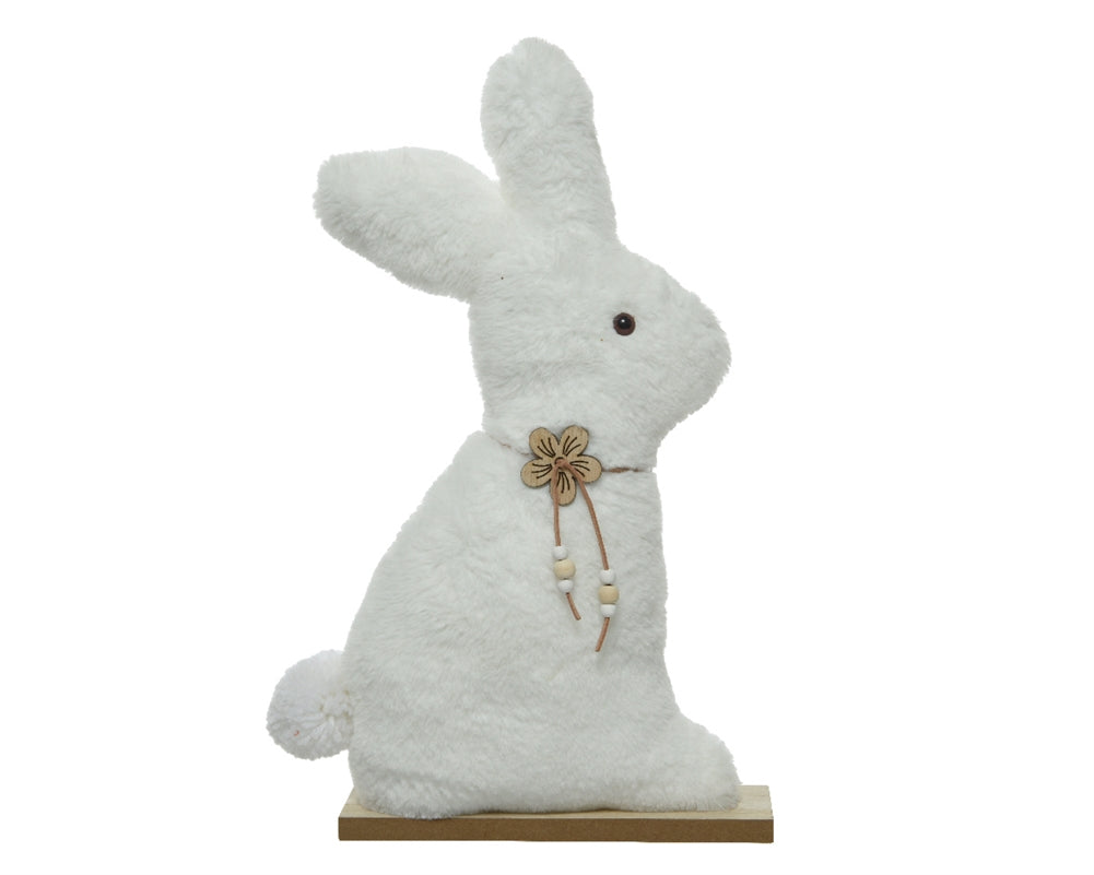 White Fluffy Bunny - in 2 sizes